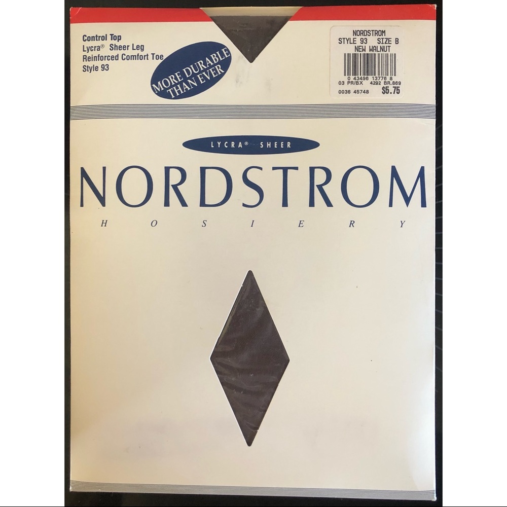 Vintage Nordstrom Hosiery Lycra Sheer